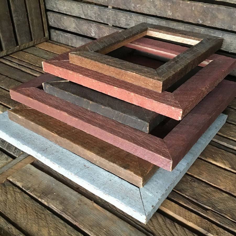 Distressed Crimson Frame Collection - 14x18 U196