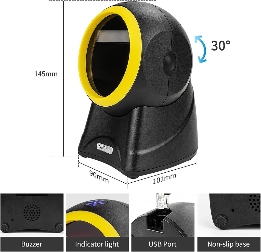2D Desktop Barcode Scanner, Pack of 2 J510740