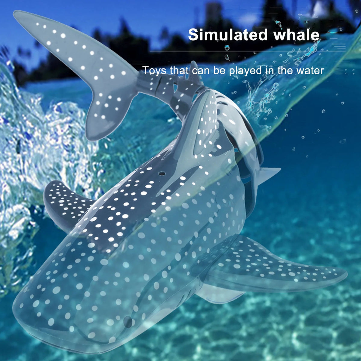 Remote Control Whale Toy Propeller Driven Three-speed J2750