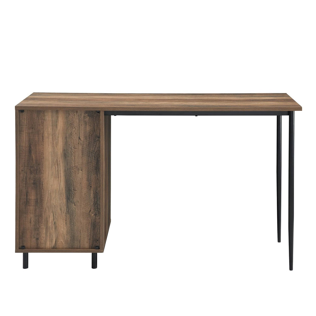 52-Inch 3-Drawer Dark Walnut Desk W578346