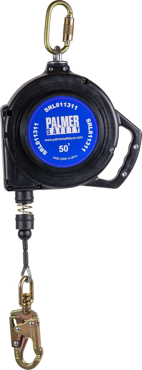Self Retracting Lifeline with Galvanized Cable and Steel Snap Hook P826432