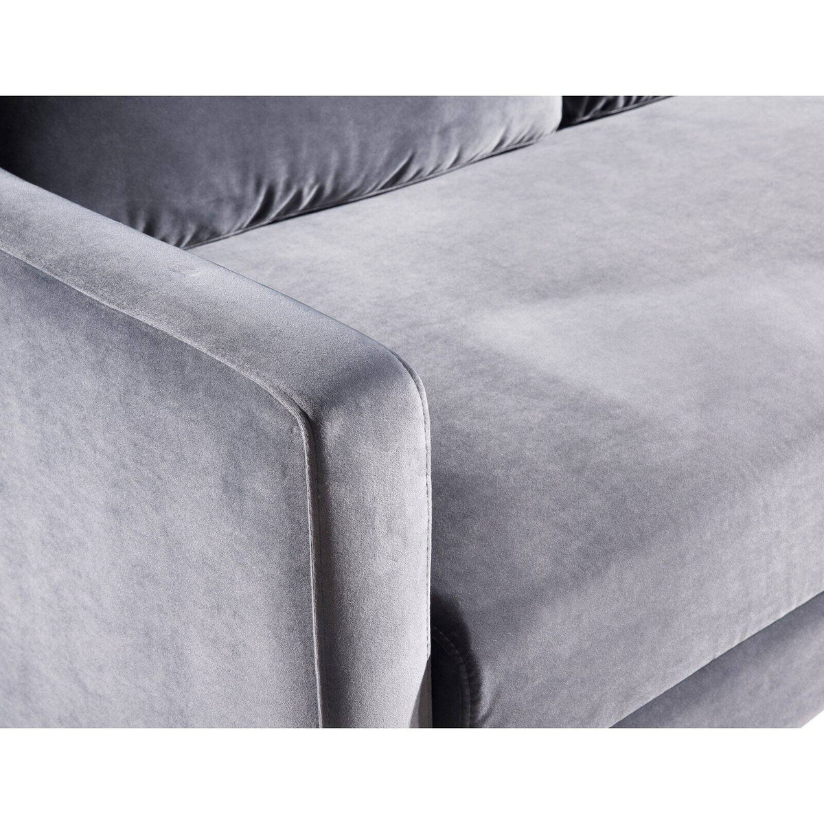 Grey Milan Velvet Sofa M748