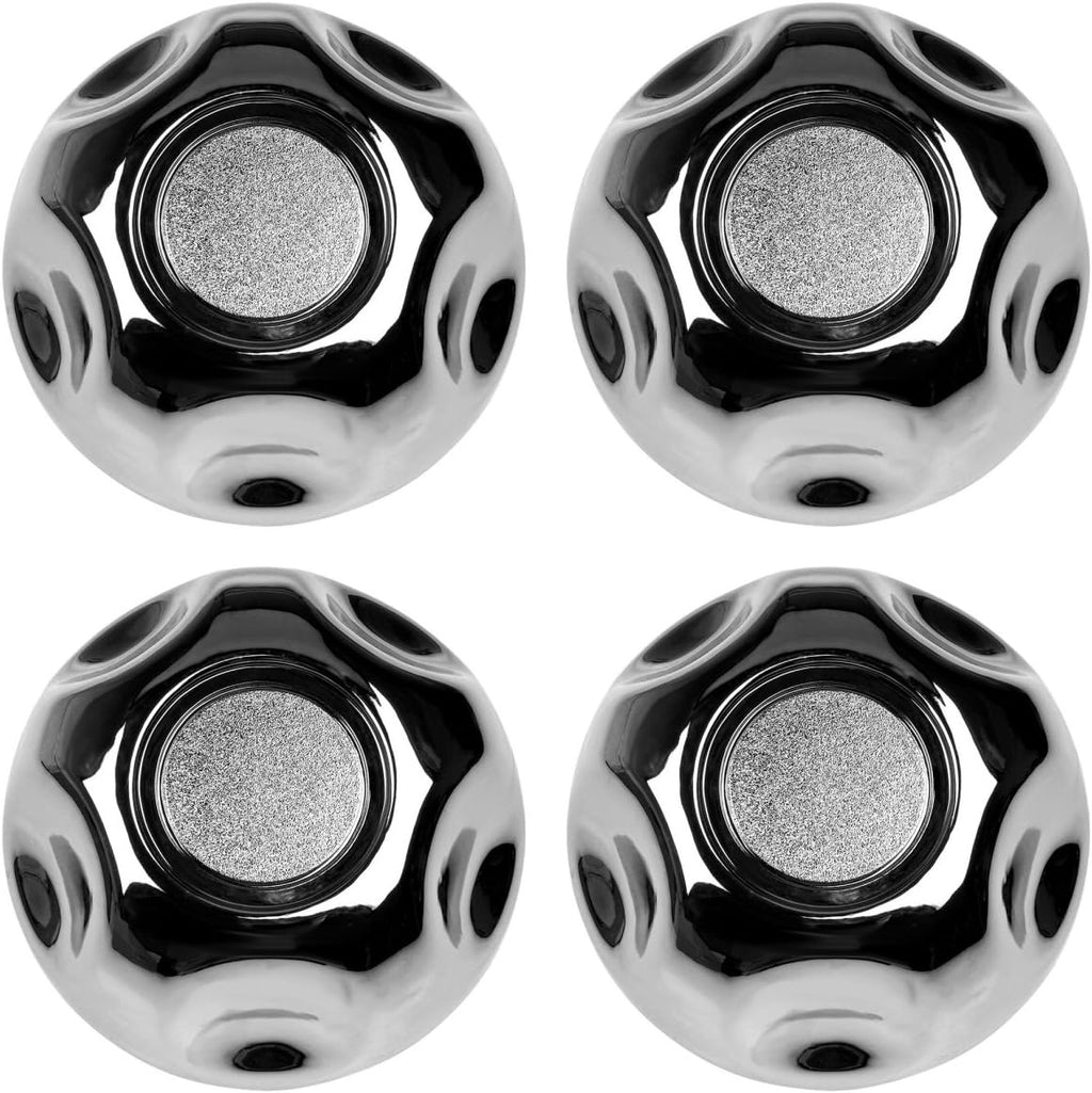 Set of 4 Chrome Wheel Hub Center Caps W8003