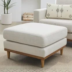 Square Wood Frame Ottoman T98044