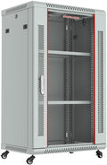 18U Wall Mount Gray IT Network Server Rack Cabinet Enclosure 24 Inch Depth M17394
