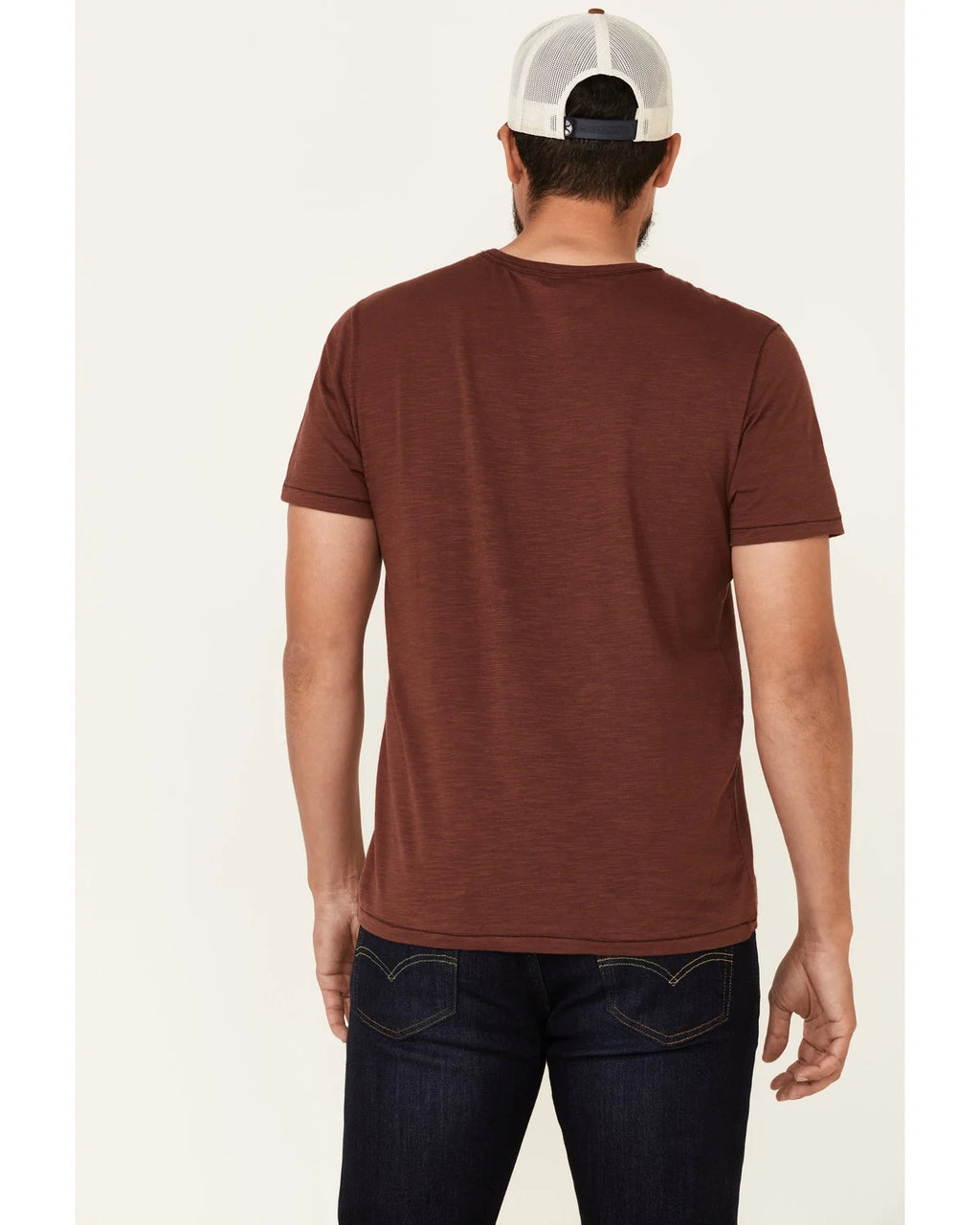 Maroon Short Sleeve T-Shirt E6122