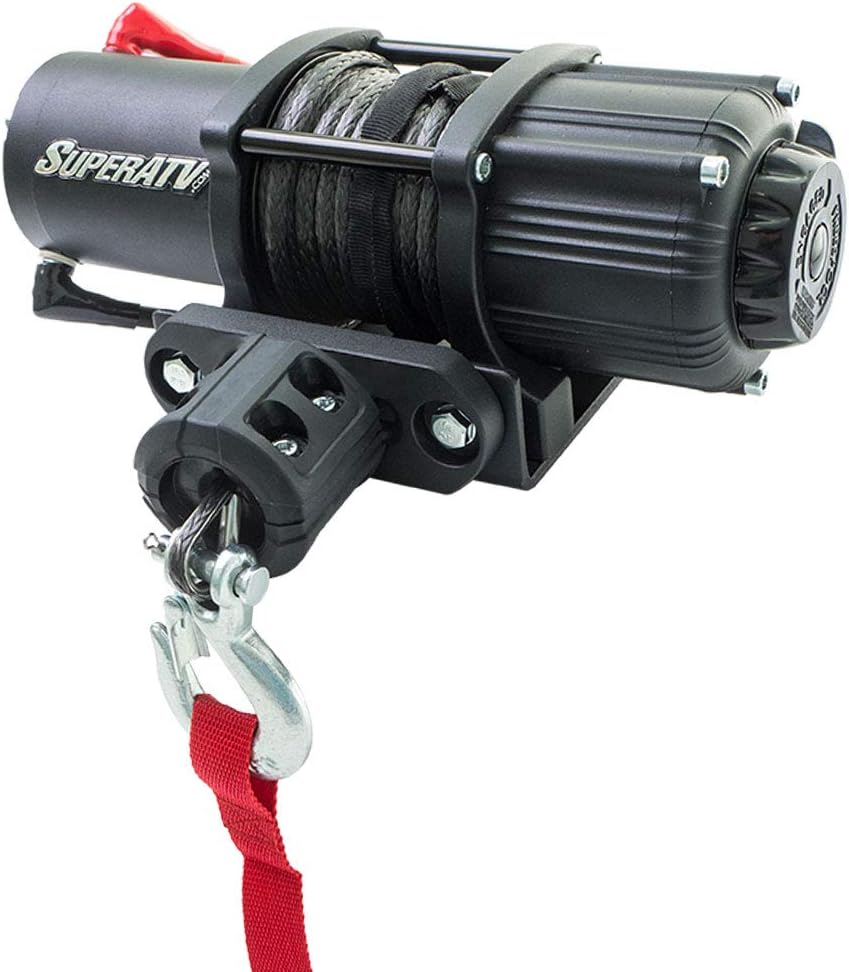 Black Ops 3500 LB Winch with Winch Mounting Plate Complete Kit Z849844