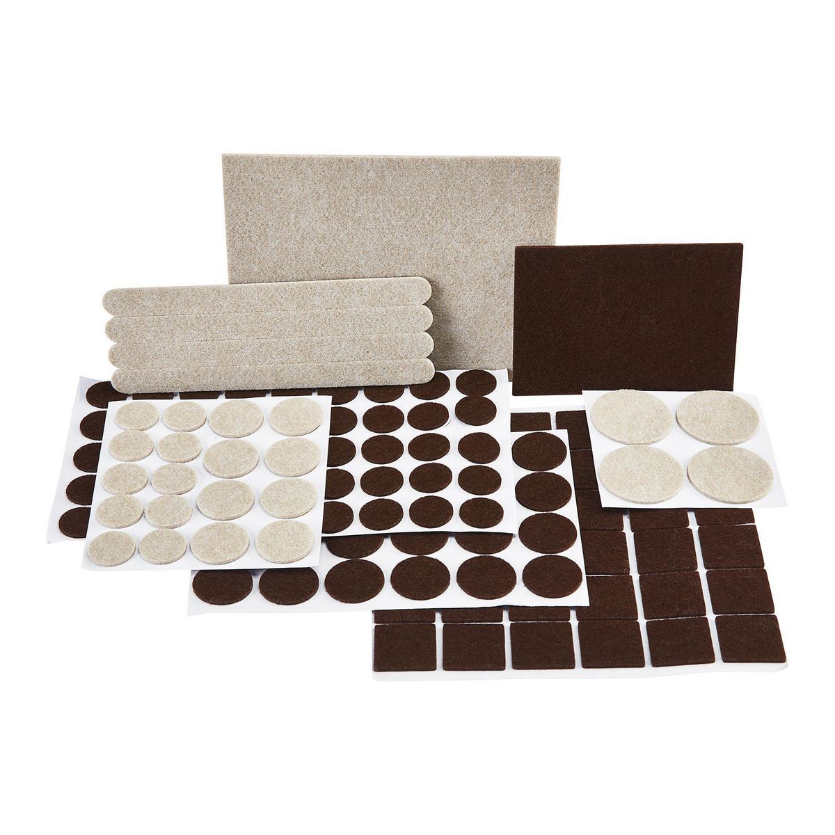 Adhesive Felt Pads, 133 Piece V692