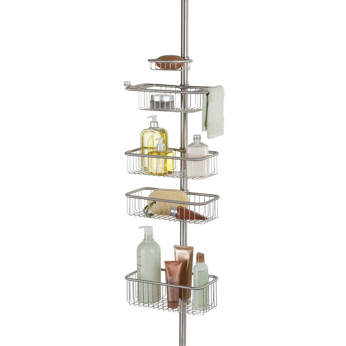 Brushed Stainless Steel Tension Caddy X113