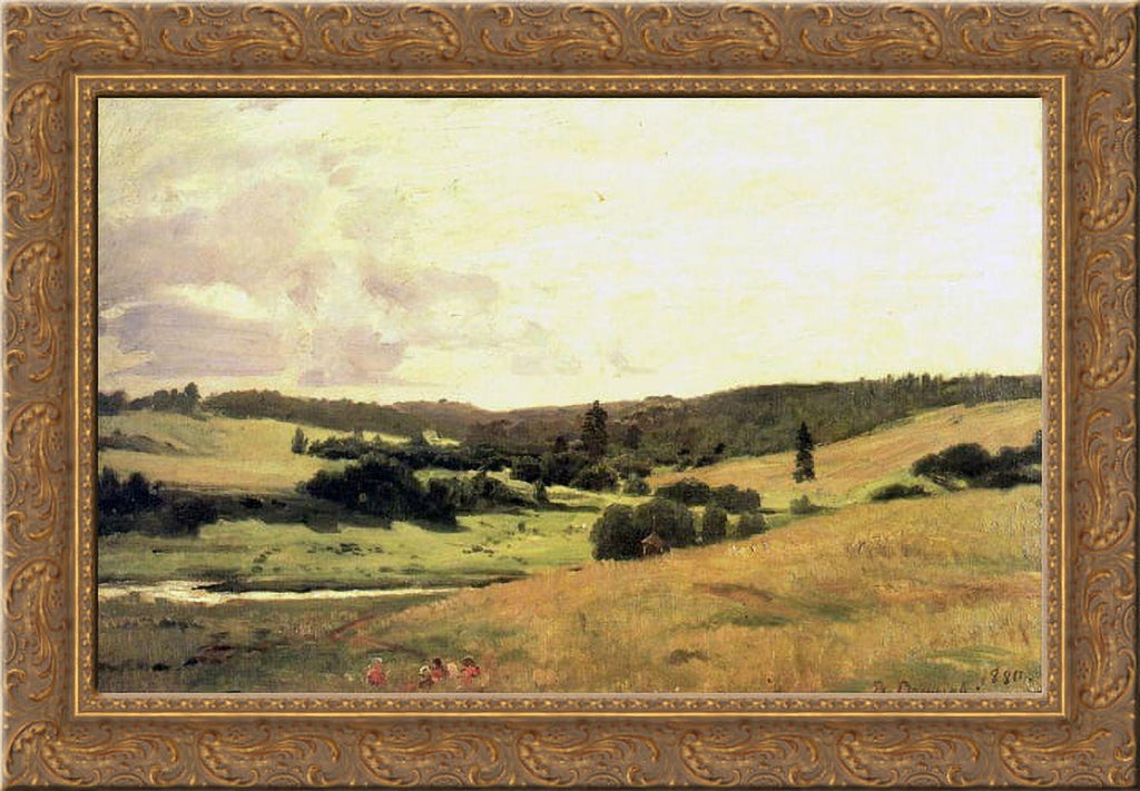 24x18 Gold Ornate Wood Framed Canvas Art Z555538