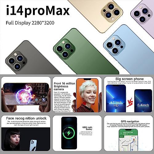 6.7 Inch Unlocked Android Phone 2GB RAM+16GB ROM Dual Sim U998