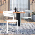 White Side Chair Set of 2 I281