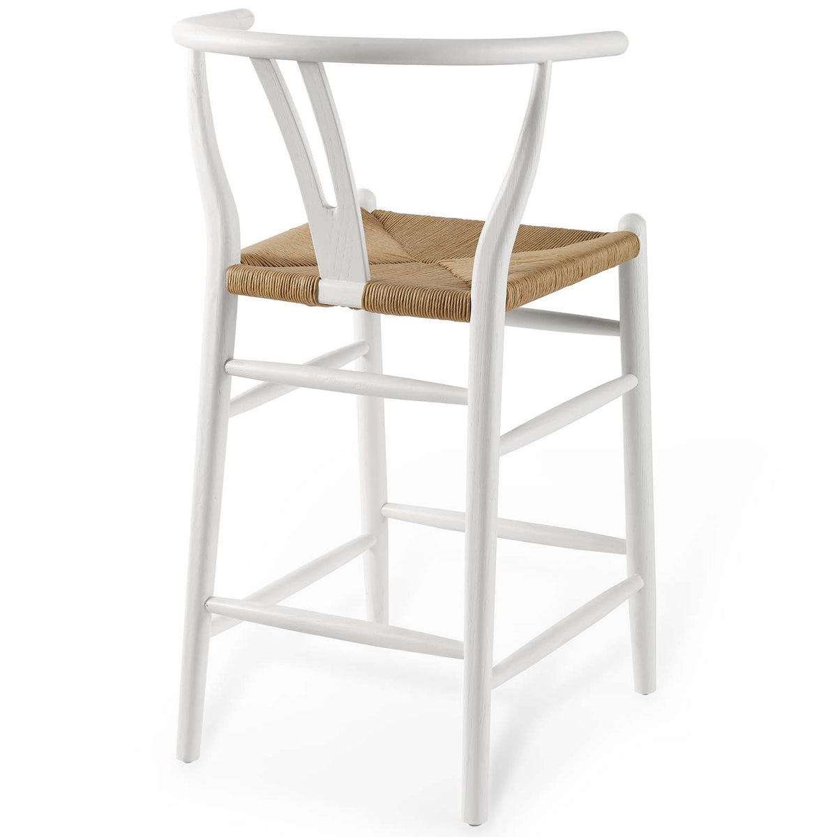 White Wood Counter Stool A774