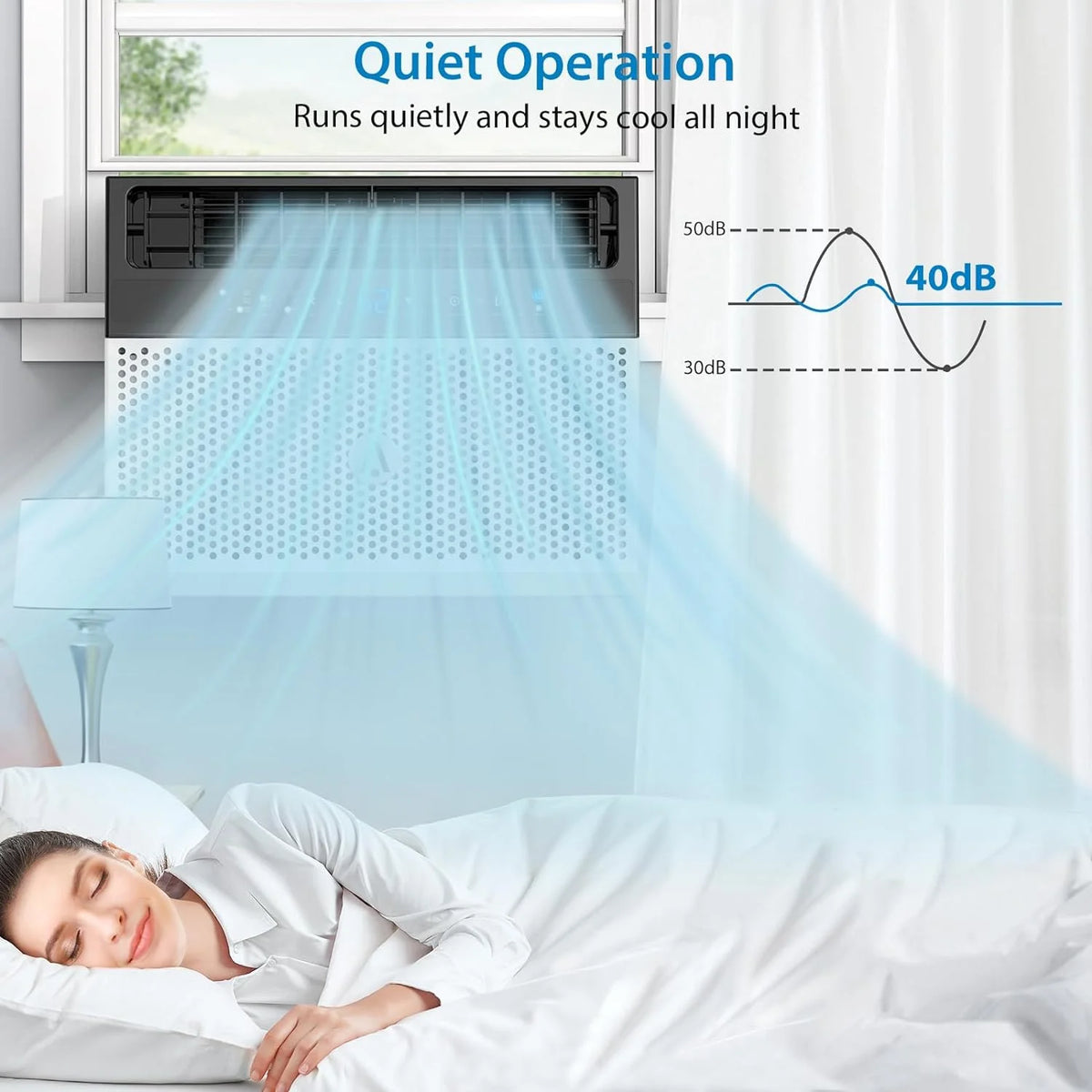 8000 BTU Window Air Conditioner with Remote Control Q522