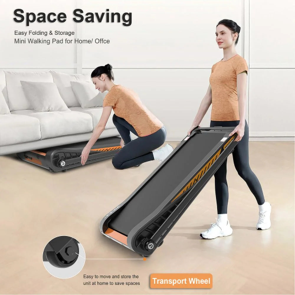 2 in 1 Folding Treadmill 280 lb Capacity C44350