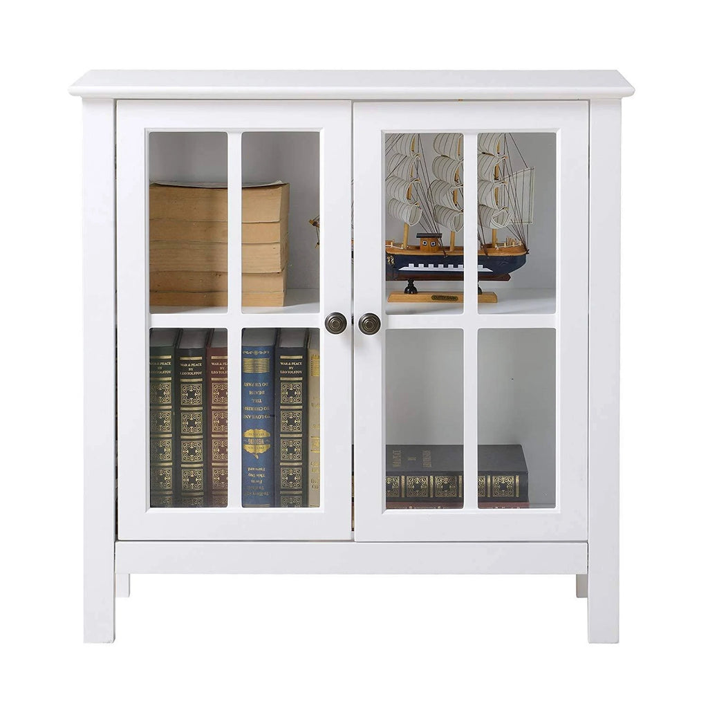 Glass Door Accent and Display Cabinet K428