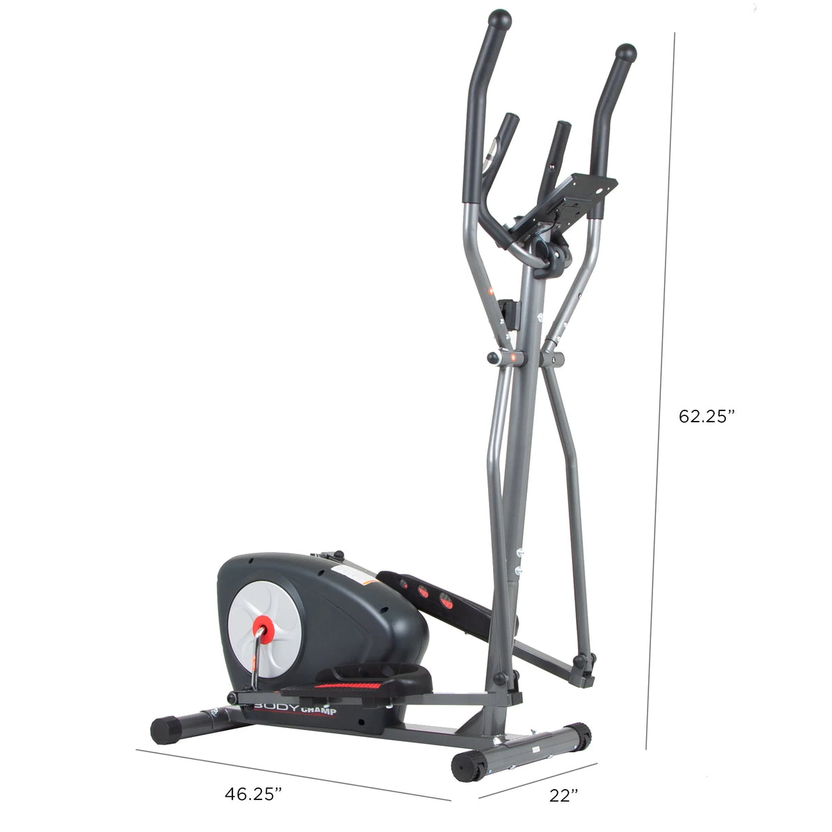 Elliptical Trainer with Adjustable Tension and Heart Rate H66086