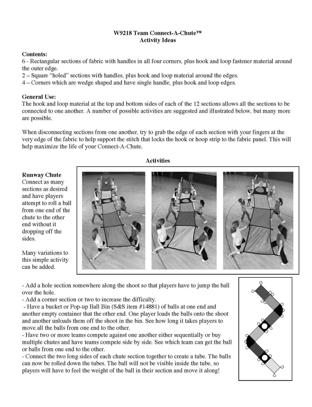 Team Connect-A-Chute Pack J7170