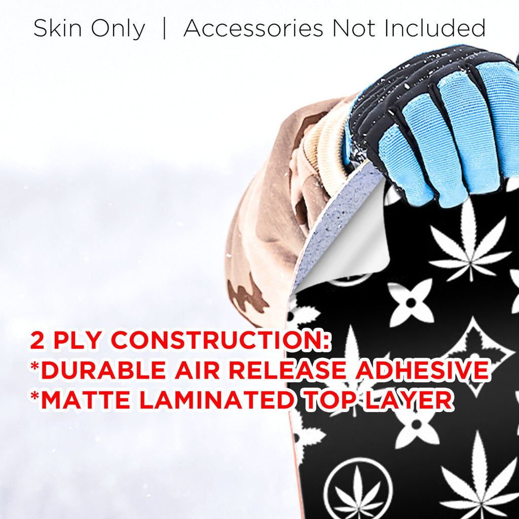 Snowboard Wrap Graphic Sticker Skin Cover with Breakaway Knife N736