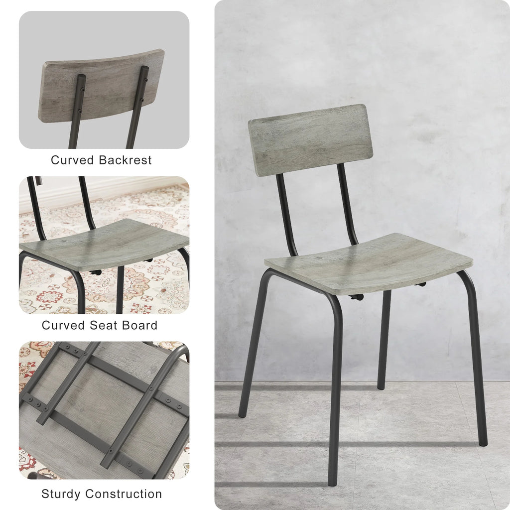 5-Piece Dining Table Set with Chairs F19525