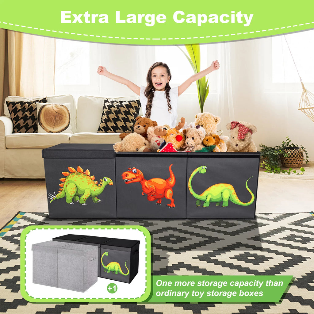 Large Kids Toy Storage Chest with Lids A214