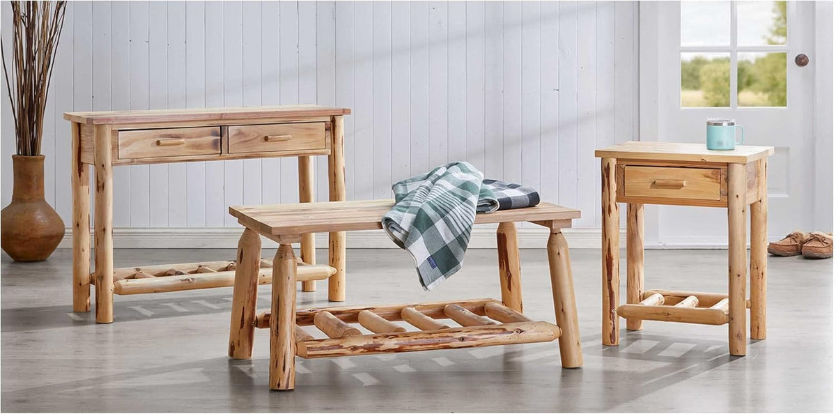 Pine Log Coffee Table Z677837