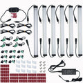Under Cabinet LED Lighting Kit Plug In, 6 Pcs 12 Inches Q8811