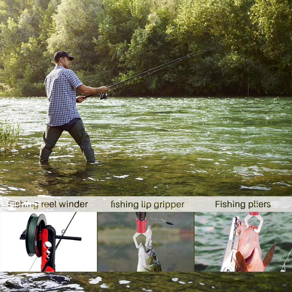 Carbon Fiber Telescopic Fishing Rod and Reel Combo Kit I83790