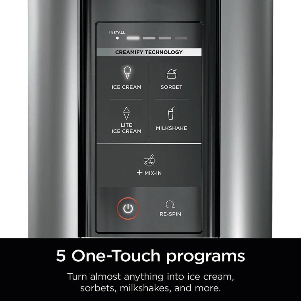 Ice Cream Maker with 5 One-Touch Programs, 16oz. Pints with Storage Lids E4764