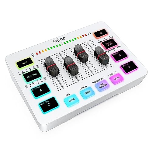 Gaming Audio Mixer with XLR Microphone Interface E776447