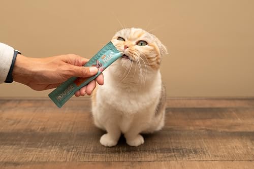 Natural Lickable Cat Squeeze Up Treat Variety Pack Mousse Wet Food Cat Puree Grain Free 24 Pack 12 oz. K73466