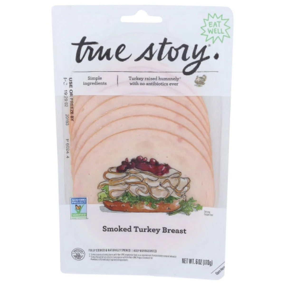 Smoked Turkey Breast 6 Oz - Pack of 12 X4819
