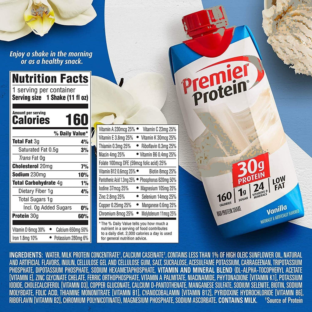 11 Fl. Oz Protein Shakes Variety Sampler Pack, 12 Pack W189