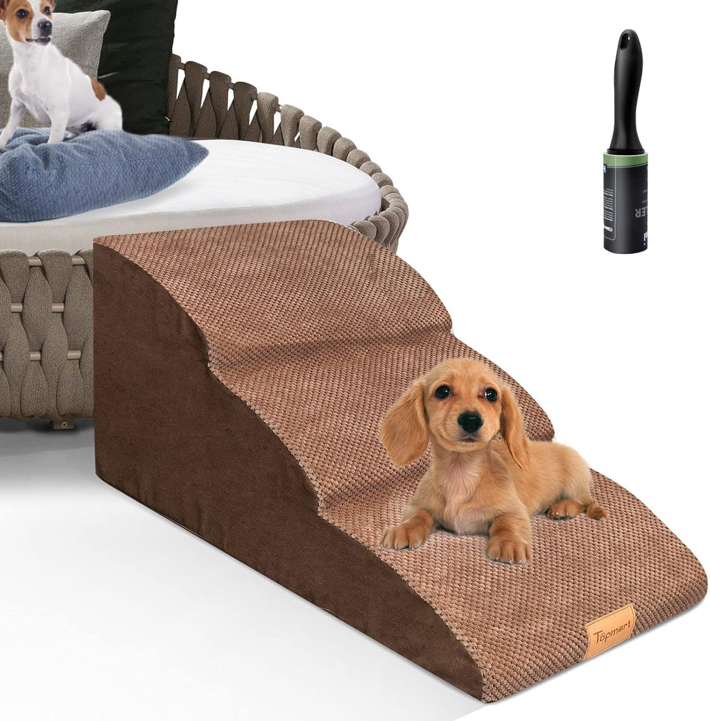 High Density Foam Dog Ramp Steps 3 Tiers Non-Slip G4134