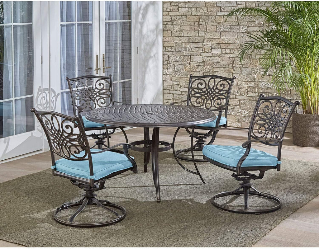 5-Piece Cast Aluminum Outdoor Patio Dining Set C9785