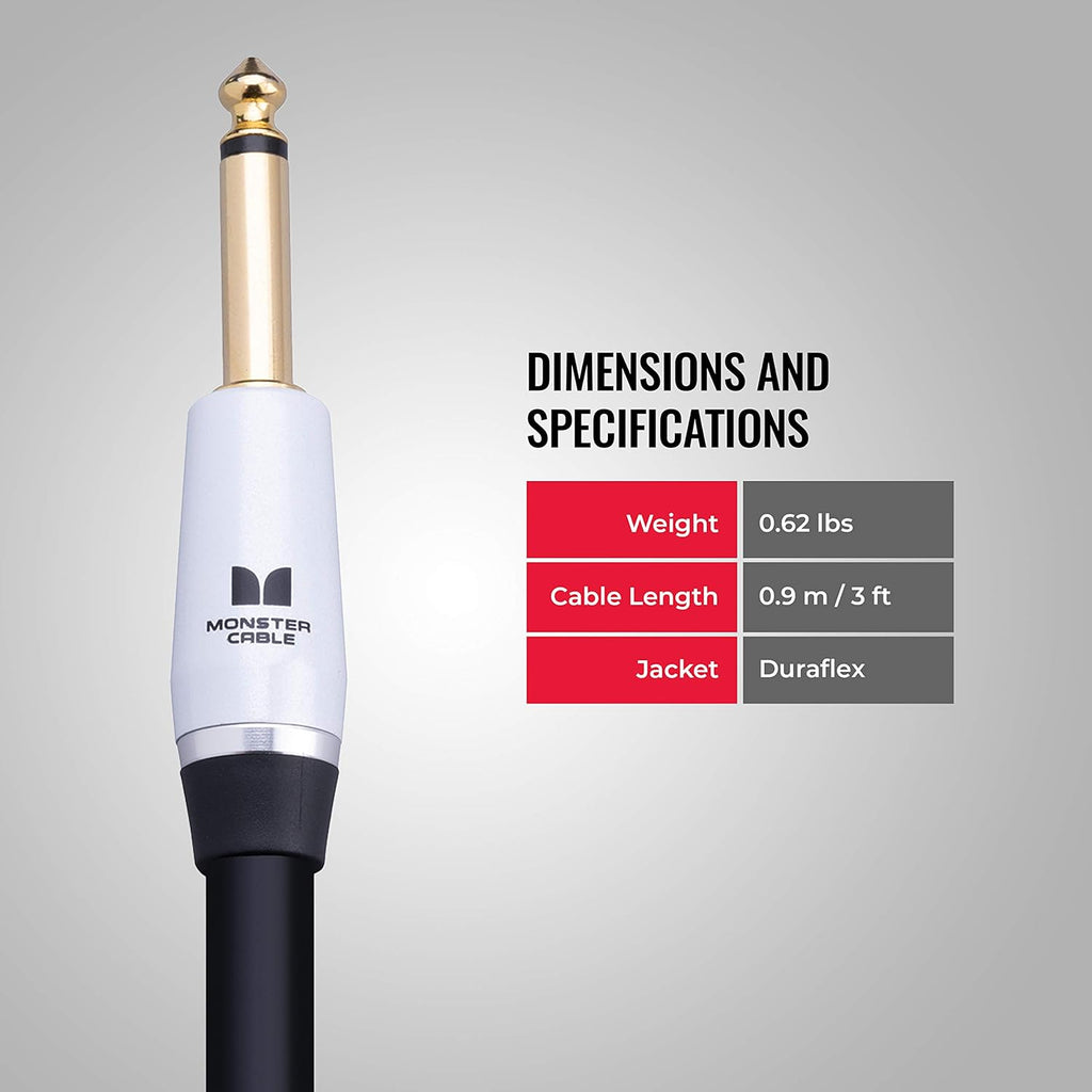 Speaker Cable 6 ft Straight 1/4 Plugs V1055