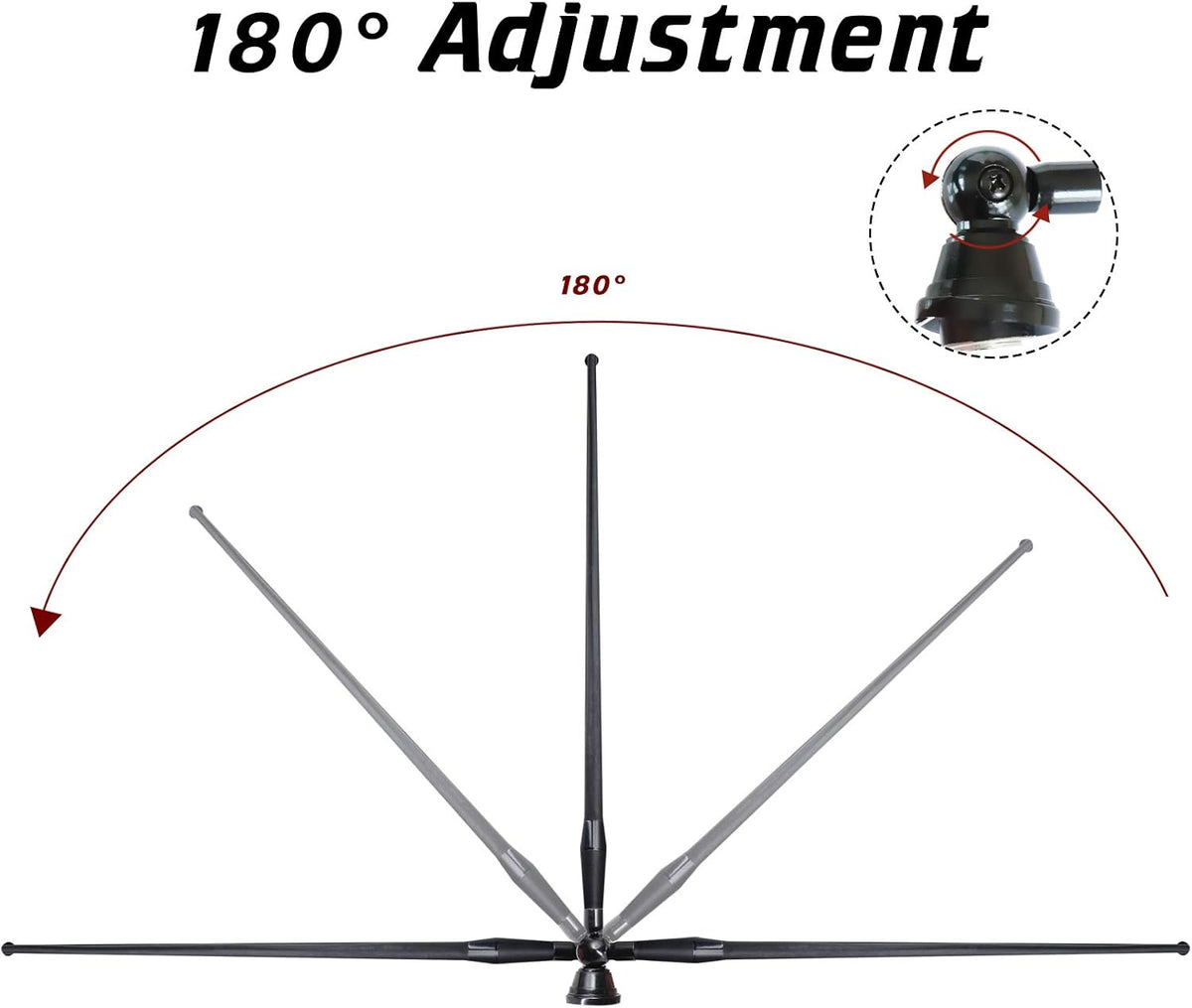 16 Inch Black AM/FM Marine Antenna O493