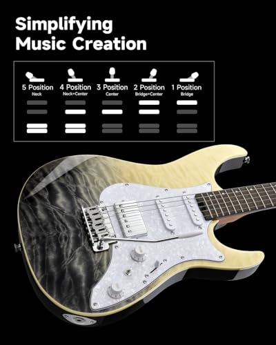 39 Inch Electric Guitar with Tremolo Bridge S53319