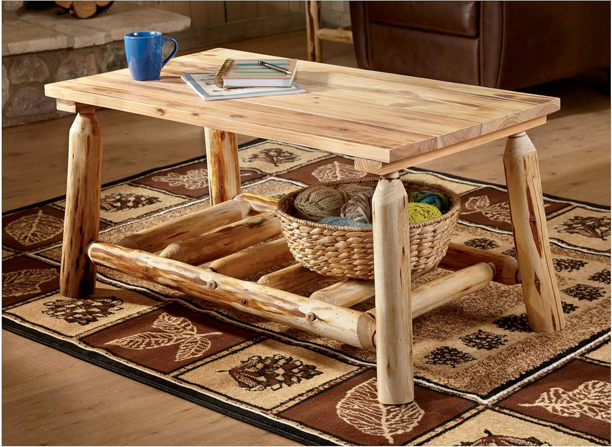 Pine Log Coffee Table Z677837