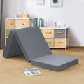 4 Inch Tri-Folding Topper, Single, Gray X442722
