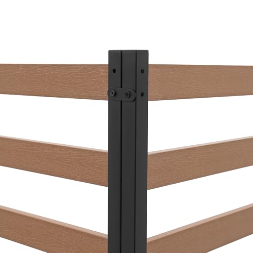 Brown 2 Panels 39"W x 51"H Privacy Screens Fence Panel Q24193