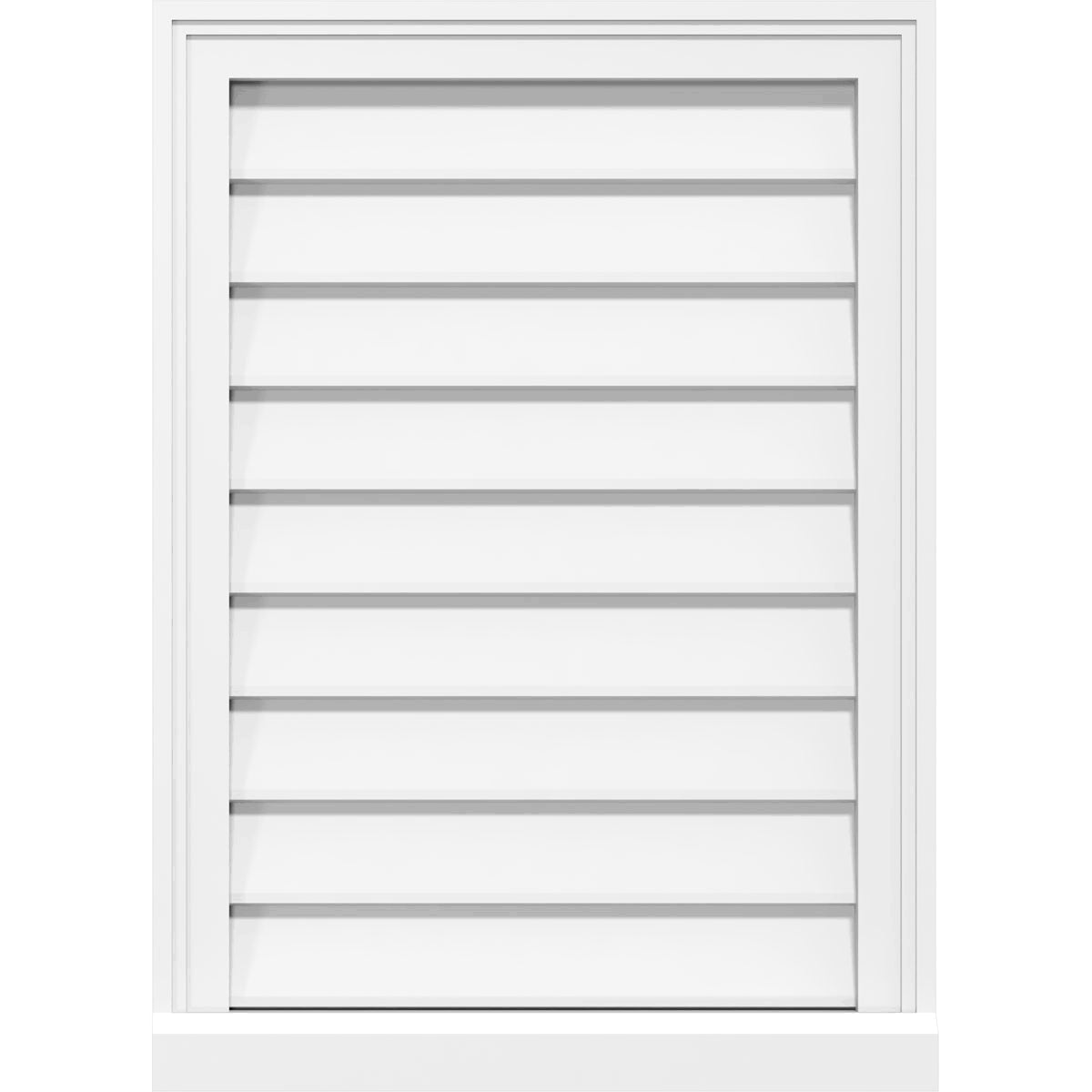 PVC Vertical Surface Mount Gable Vent X29482