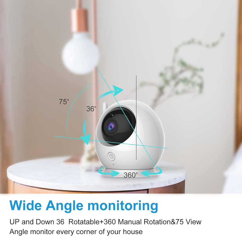 Video Baby Monitor with Camera and Audio, 4.3 Inch LCD Screen K63893