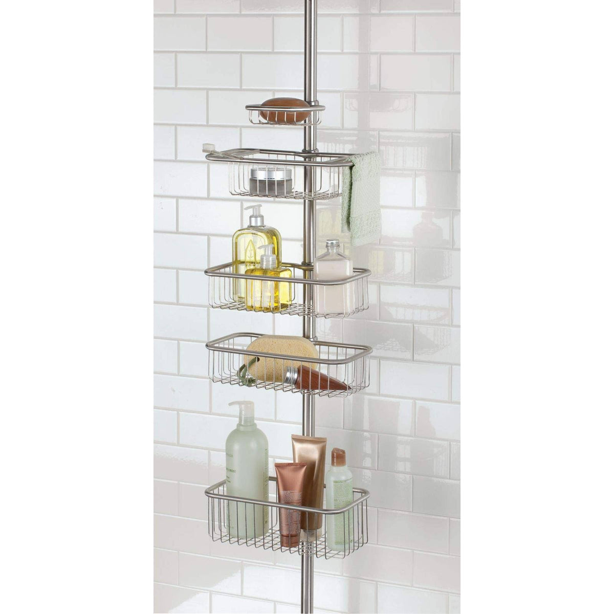Brushed Stainless Steel Tension Caddy X113