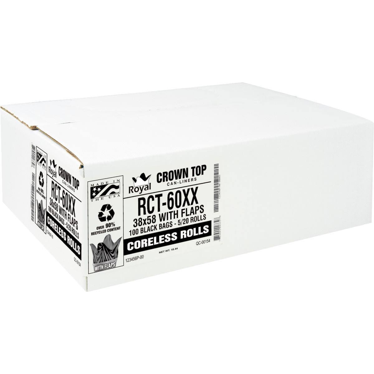 Black Low Density Can Liner P3205
