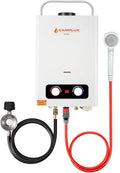 1.58 GPM Tankless Propane Water Heater with Portable Handle, White S783473