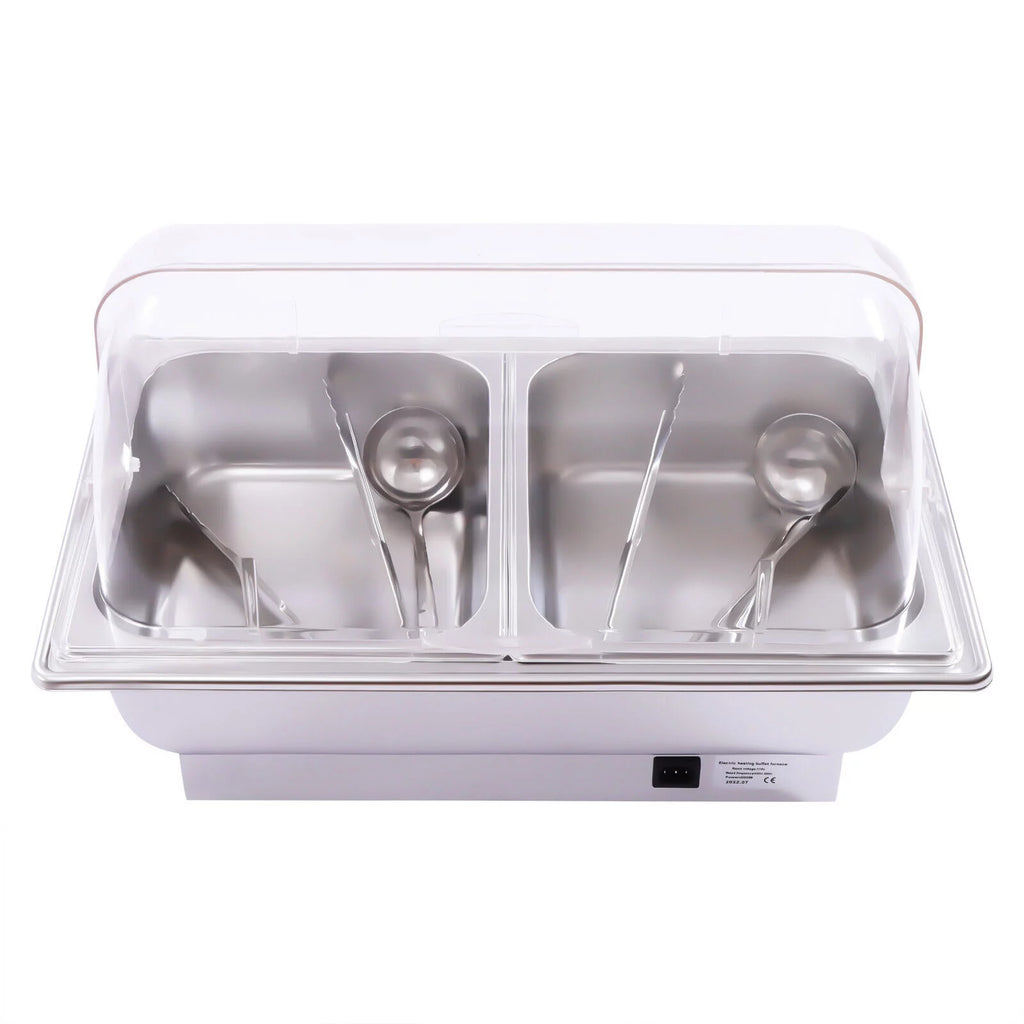 Electric Food Warmer Hot Plate Chafing Dish Buffet Set B775714
