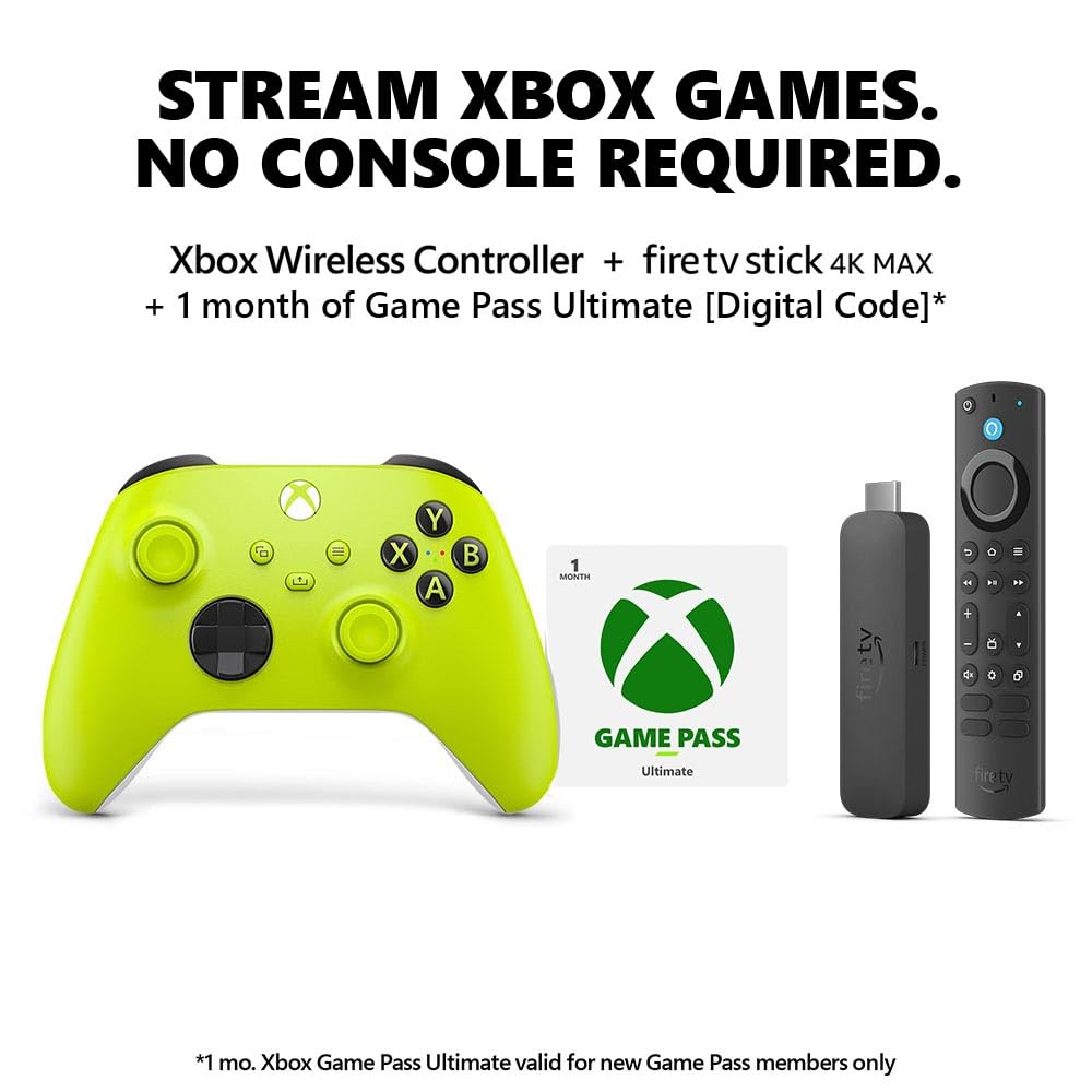 Xbox Wireless Controller Bundle with Fire TV Stick 4K Max S2622