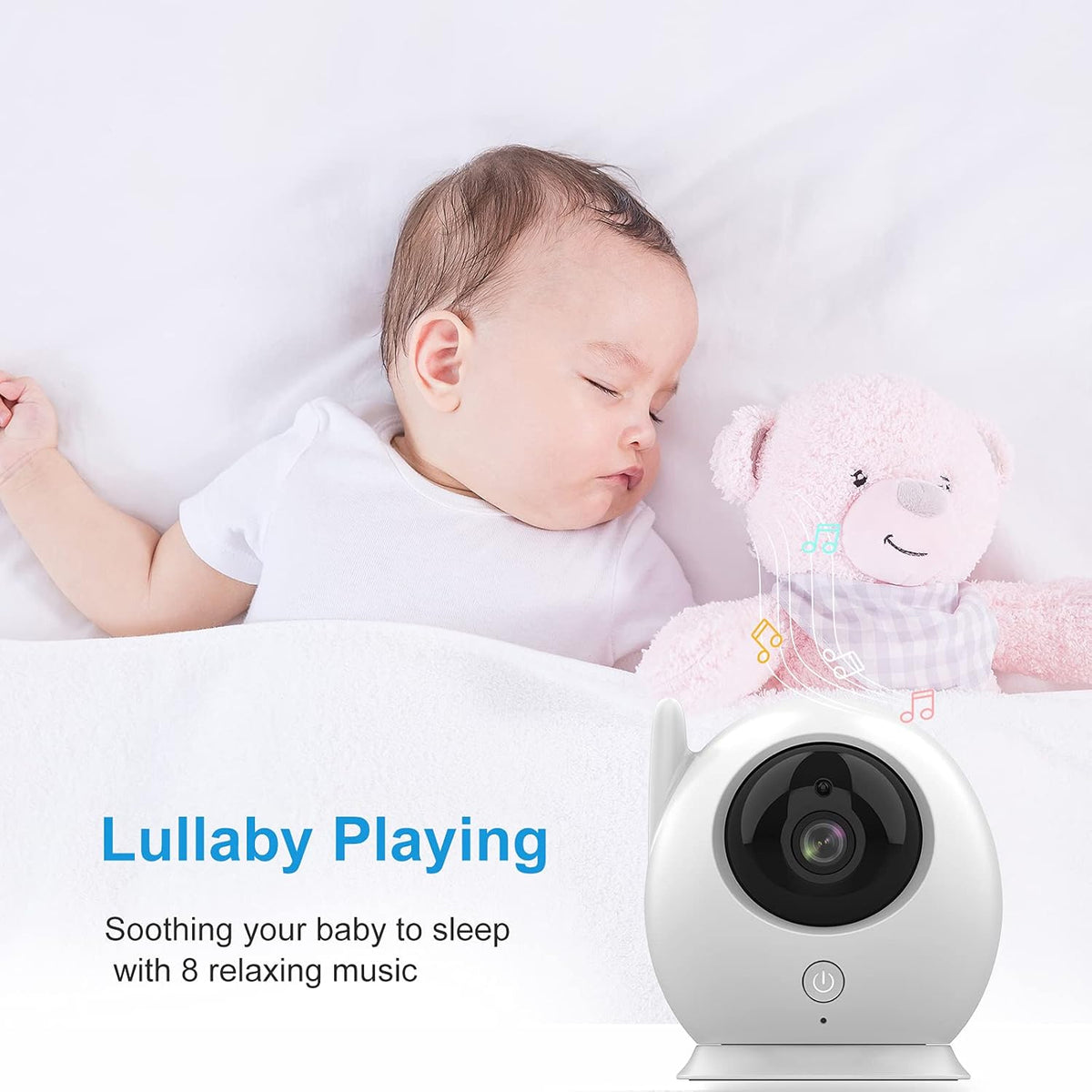 Video Baby Monitor with Camera and Audio, 4.3 Inch LCD Screen K63893