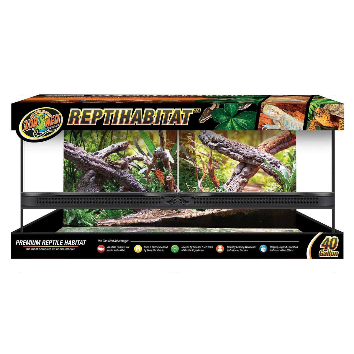 40 Gallon Double Door Terrarium Q765